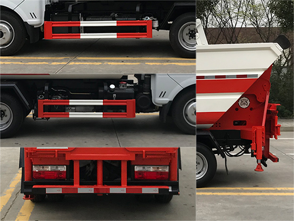 藍牌東風(fēng)后掛桶式垃圾車