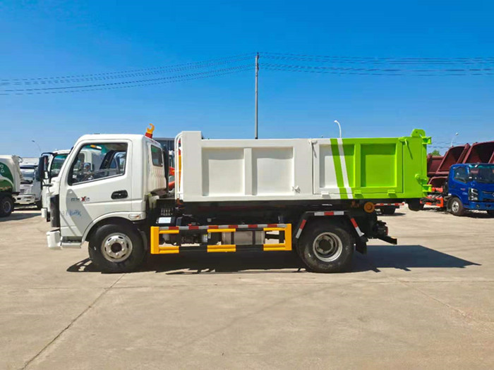 奧馳藍牌車廂可卸式垃圾車
