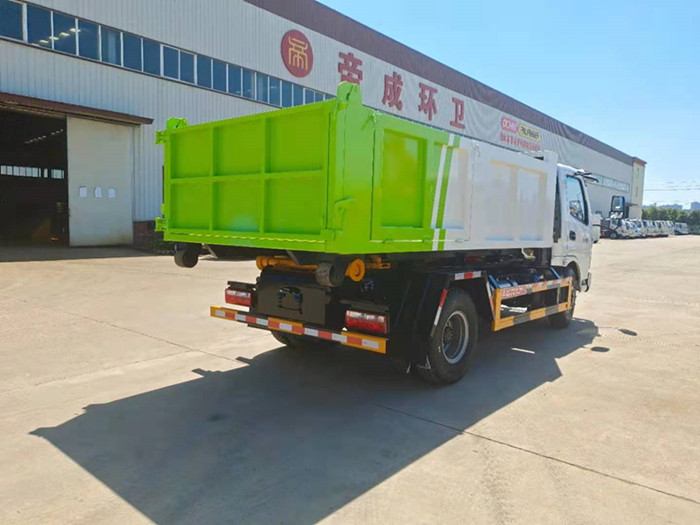 奧馳藍牌車廂可卸式垃圾車
