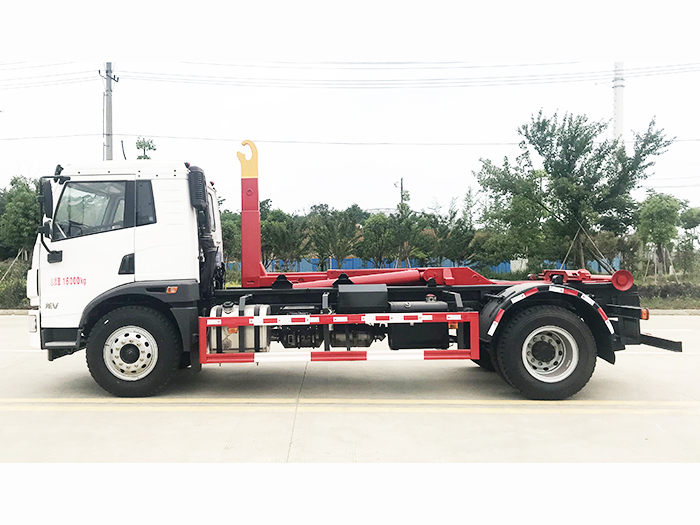 解放16噸車廂可卸式垃圾車