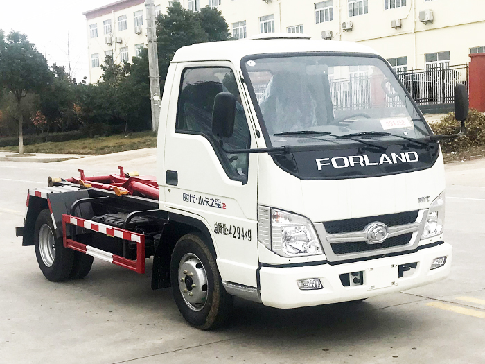 福田小卡之星2車廂可卸式垃圾車