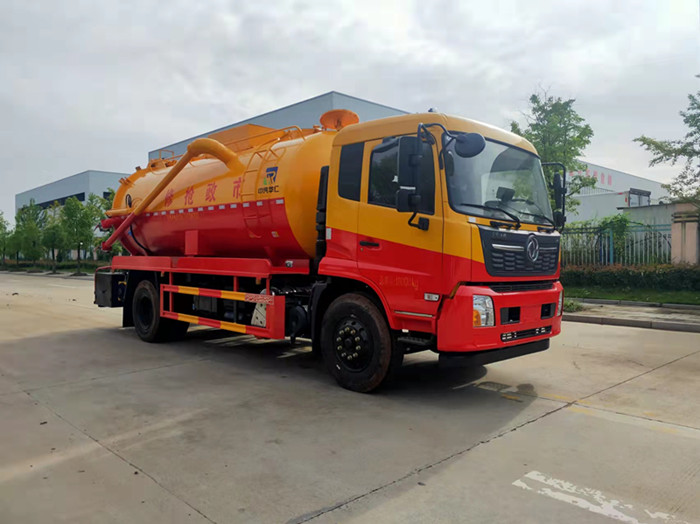 國六東風(fēng)天錦15方清洗吸污車一體罐