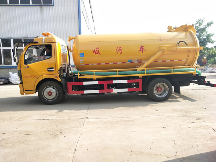 國六東風大多利卡9.2方清洗吸污車一體罐