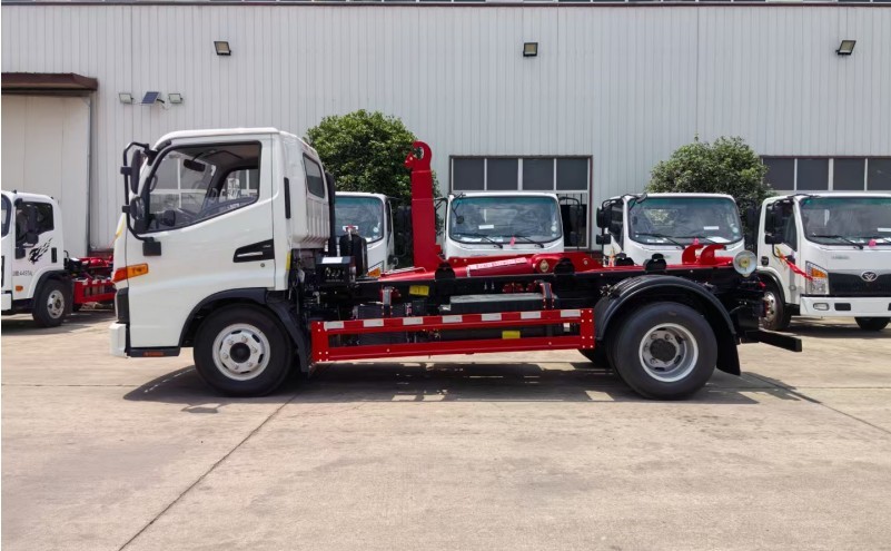 江淮型純電動車廂可卸式垃圾車